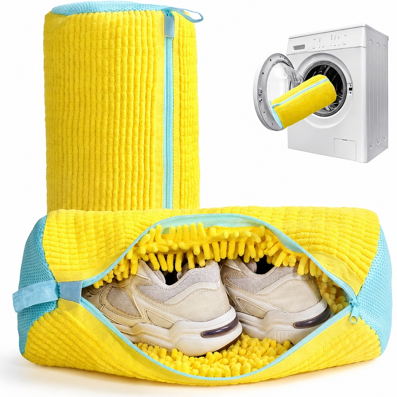Sneaker Care Laundry - Kantong Cuci Sepatu Silindris Anti Deformasi