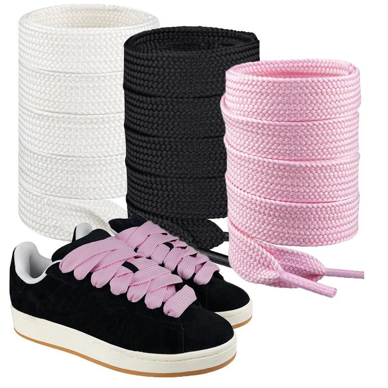 Lace Replacement Flat - Tali Sepatu Lebar 2CM Baru Untuk