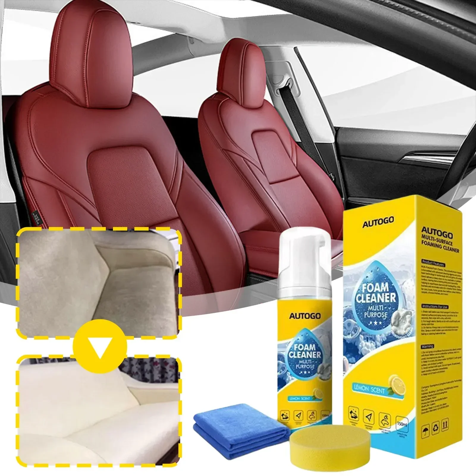Sneaker Care Spray - Pembersih Busa Serbaguna 150ml Untuk Interior