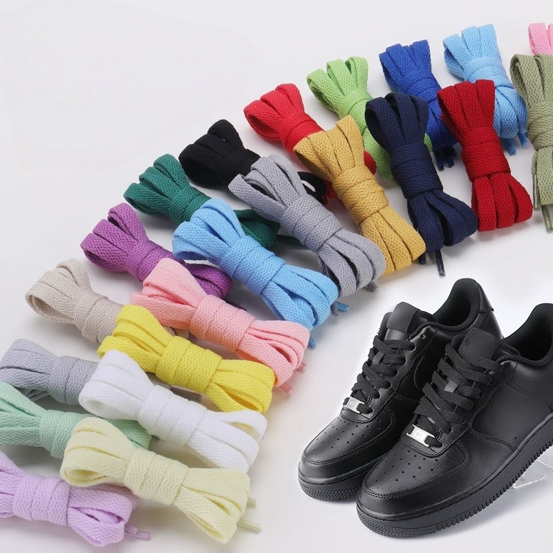 Lace Replacement Flat - Tali Sepatu Anyaman Tebal Multi Warna