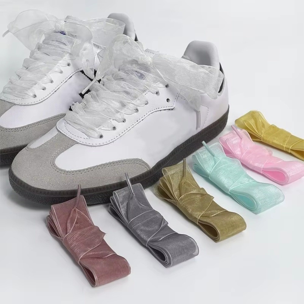 Tali Sepatu Benang Sifon Lebar - Lace Replacement Flat ulasan dan harga