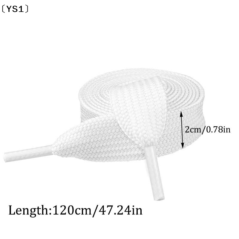 〔YS1〕Tali Sepatu Lebar 2CM Unt - Lace Replacement Flat ulasan dan harga