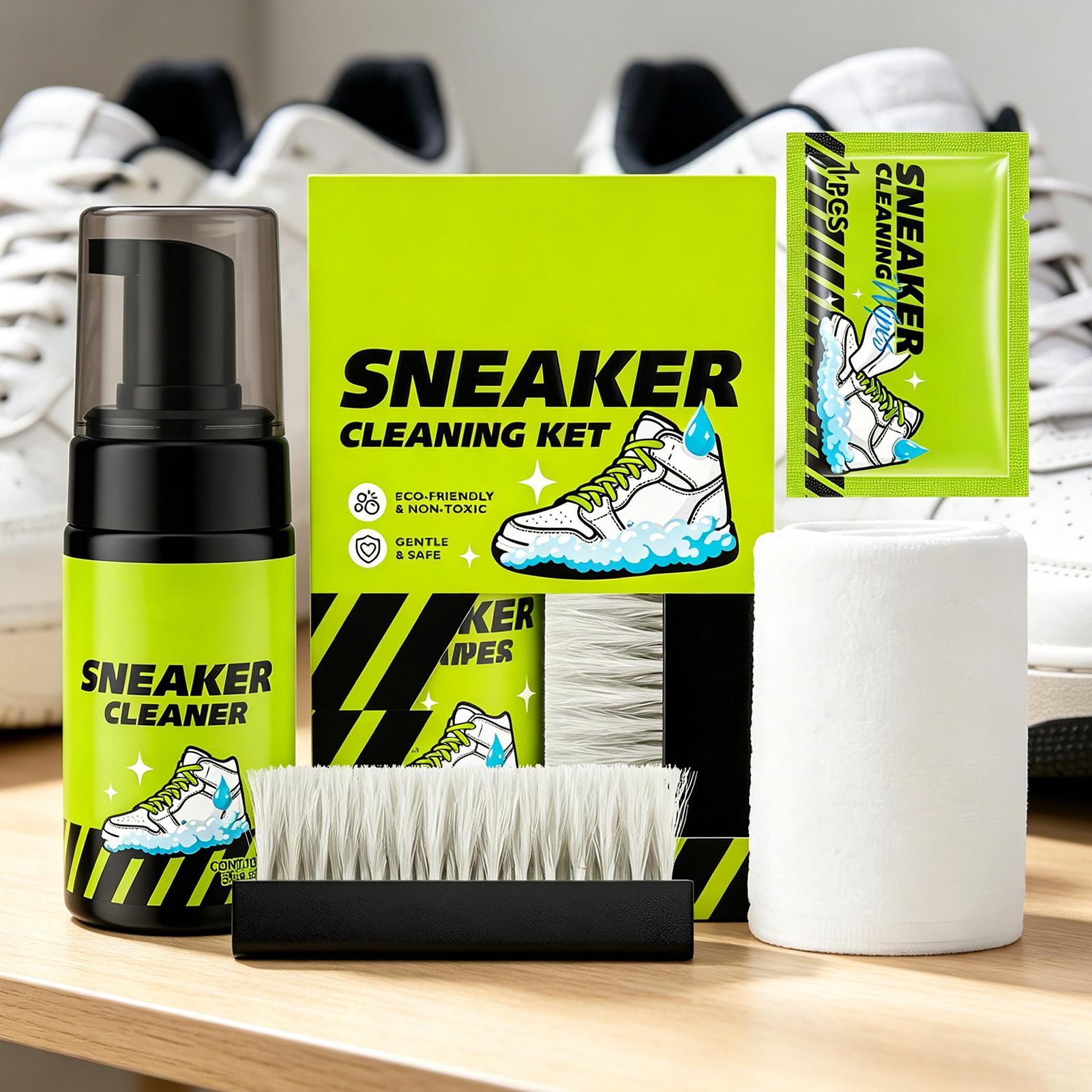Pembersih Sepatu 4 Buah 100ml  - Sneaker Care Foam ulasan dan harga