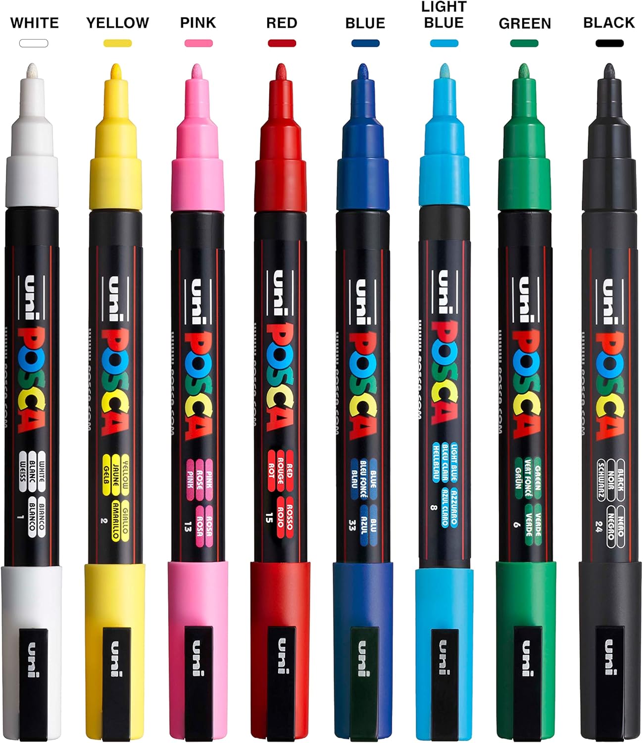 Pena Spidol Cat Uni Posca Jepa - Midsole Marker Paint ulasan dan harga