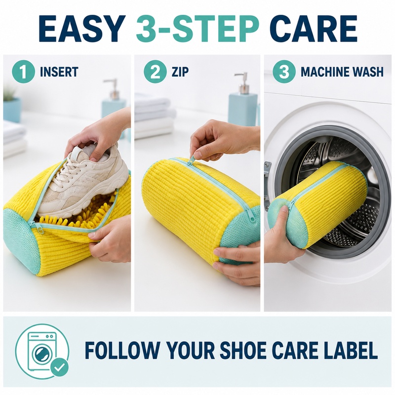 Kantong Cuci Sepatu Silindris  - Sneaker Care Laundry ulasan dan harga