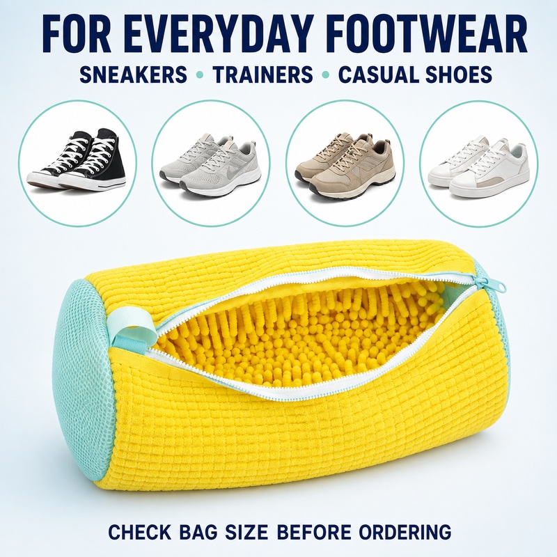 Kantong Cuci Sepatu Silindris  - Sneaker Care Laundry ulasan dan harga