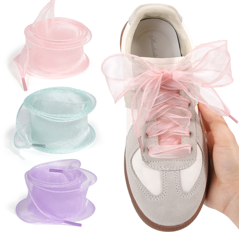 Tali Sepatu Organza Model Ekor - Lace Replacement Flat ulasan dan harga