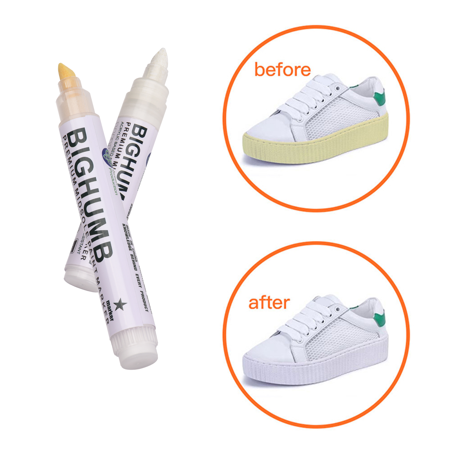 Pena BIGTHUMB Premium Midsole  - Midsole Marker Paint ulasan dan harga